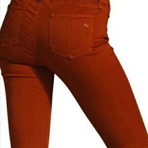 rag & bone/JEAN Skinny Jeans Color “Clay” Rust Terracotta, size 27